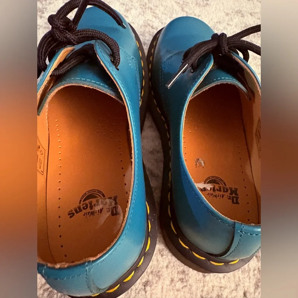 Dr Martens 1461 Teal Oxford Shoes Size 6 Brand New without tag - Picture 7 of 7